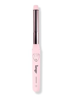 Lange Pink Ceramic Curling Wand with Metallic Barrel
